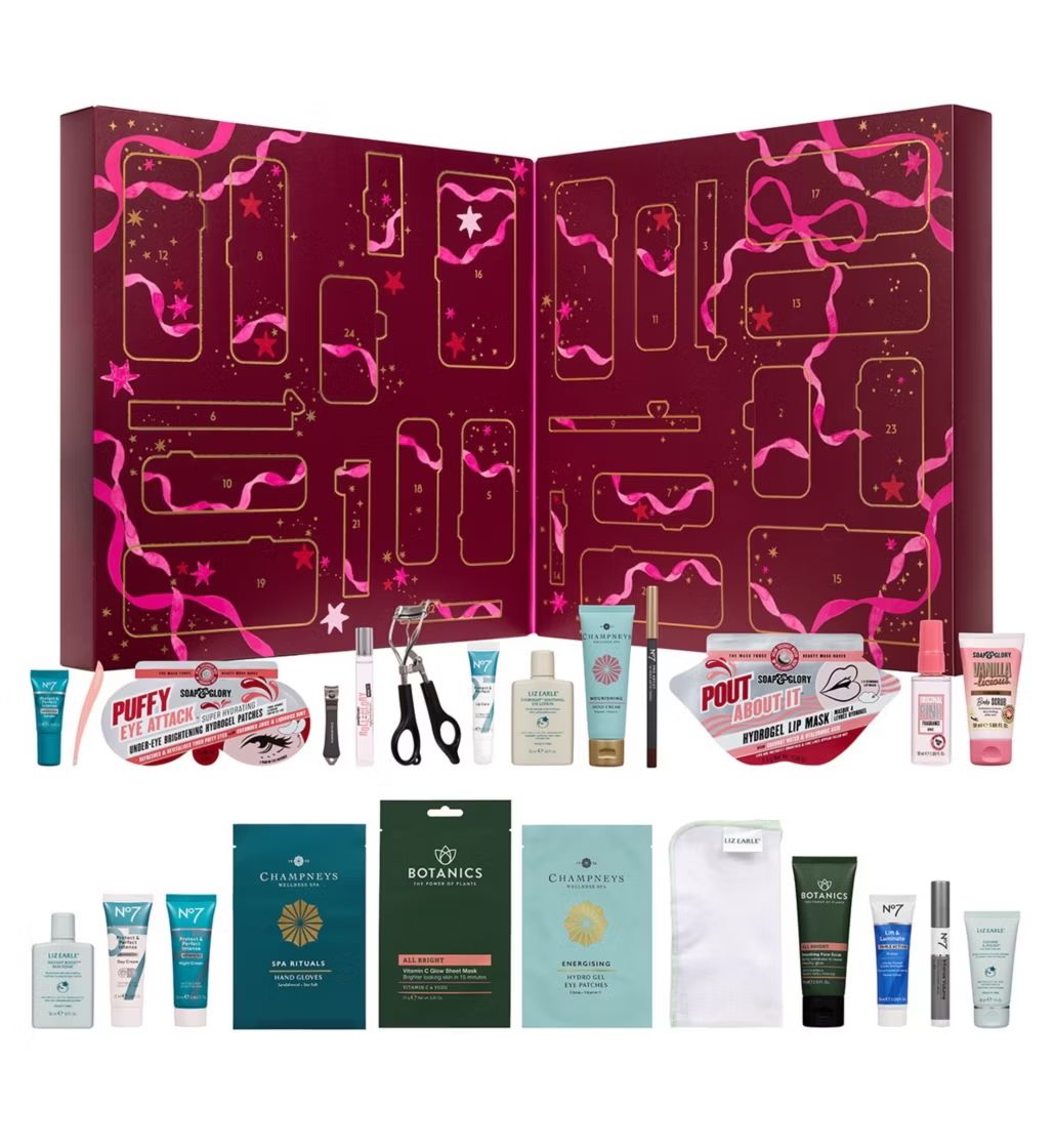 The Best Beauty Advent Calendars Worth Over  loading=