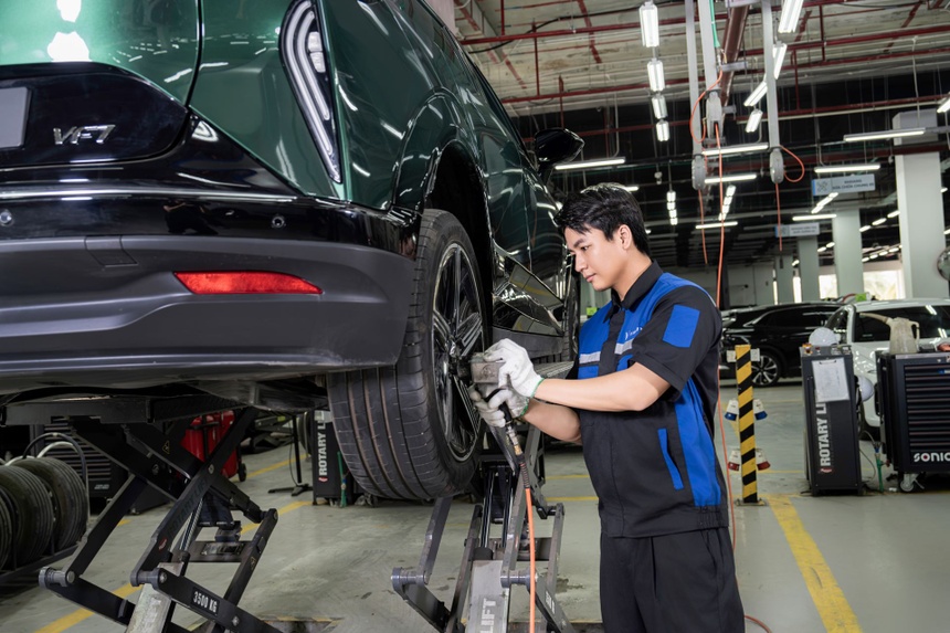 Chủ xe VinFast yên tâm hơn nhờ chi phí bảo dưỡng thấp và dịch vụ phủ 34 tỉnh thành