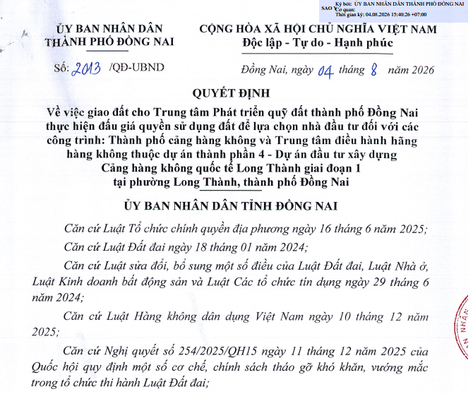 Sân bay Long Thành: Động cơ hình thành hệ sinh thái kinh tế mới