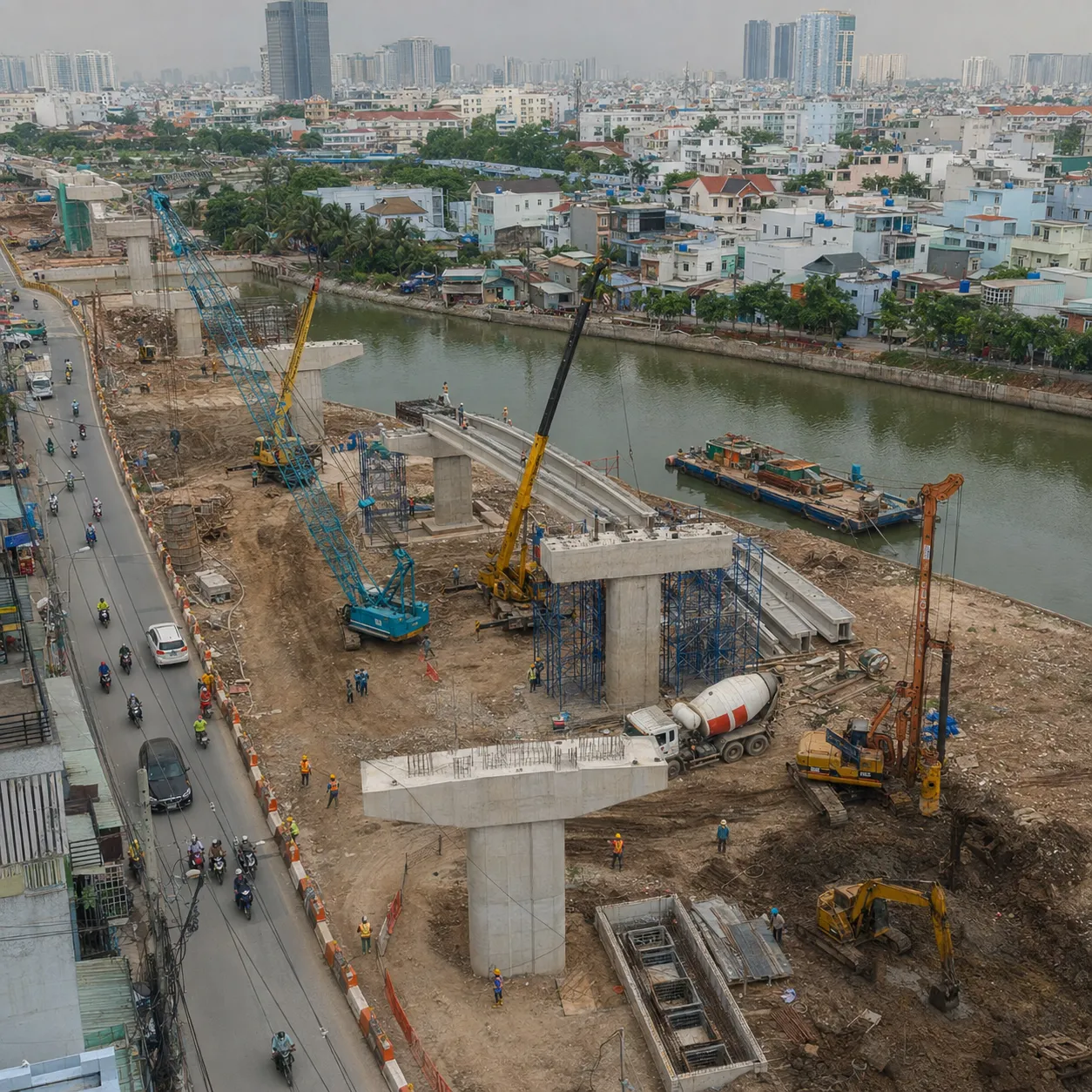 Metro TP.HCM ưu tiên 2026-2030: Khu Nam có thoát kẹt xe?
