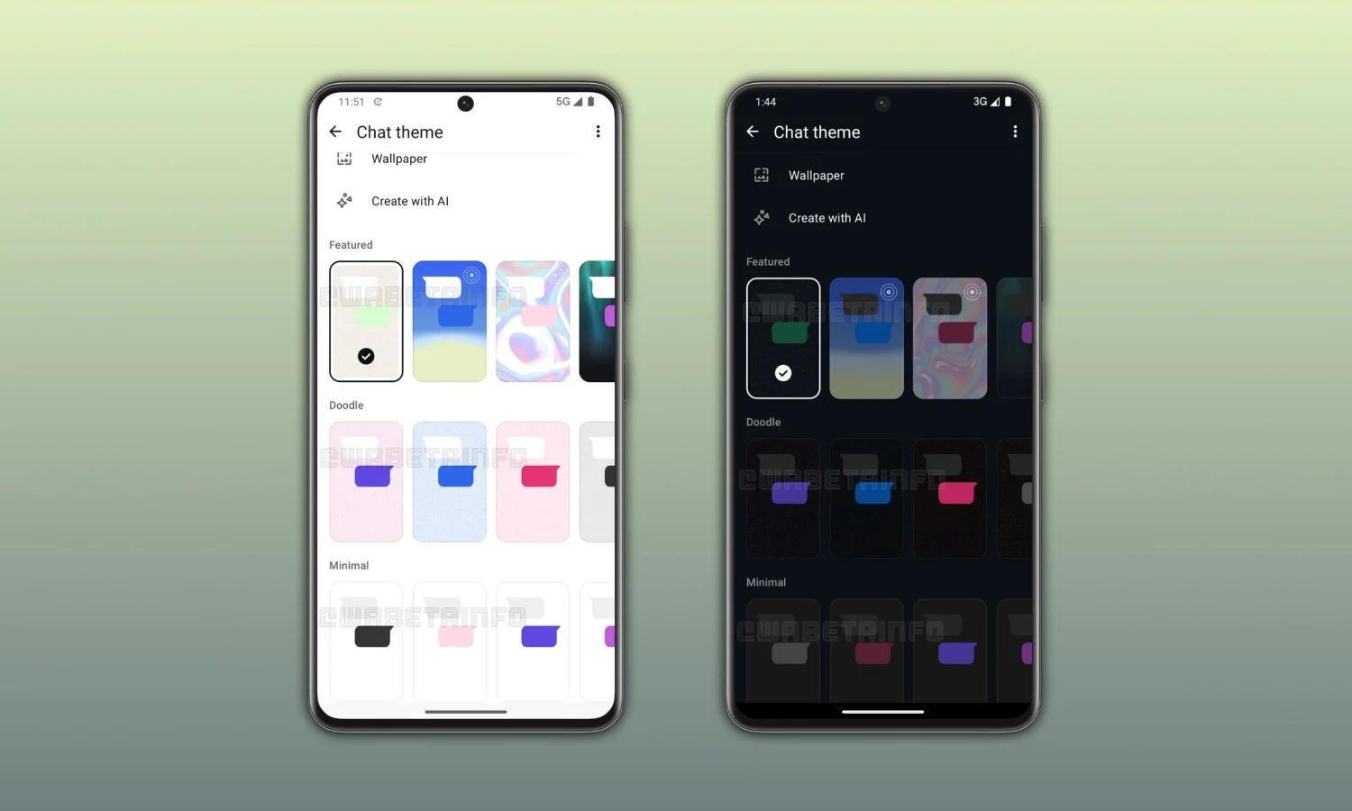 WhatsApp ra mắt chủ đề chat nền động và thiết kế Doodle