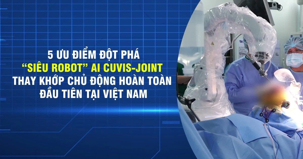 Robot AI CUVIS-Joint vượt 100 ca: bước ngoặt cho phẫu thuật khớp