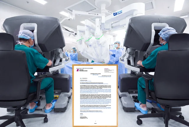 Hai robot Da Vinci Xi phẫu thuật đồng thời: bước ngoặt Dual Console trong điều trị ung thư