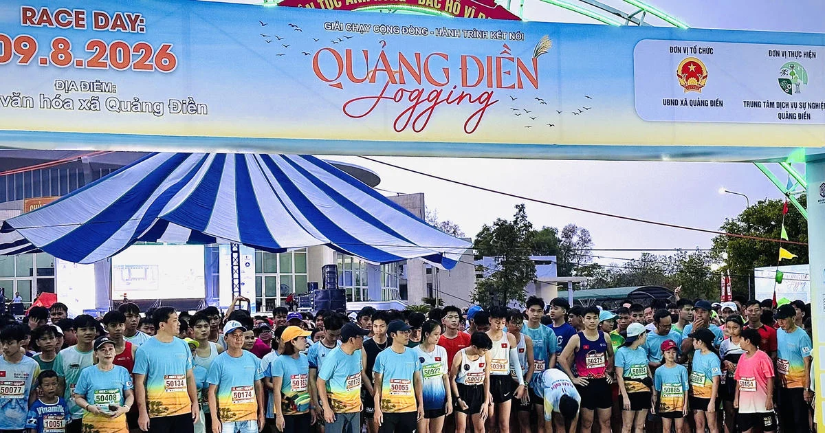 Phong trào chạy bộ cộng đồng bùng nổ từ thành thị đến nông thôn