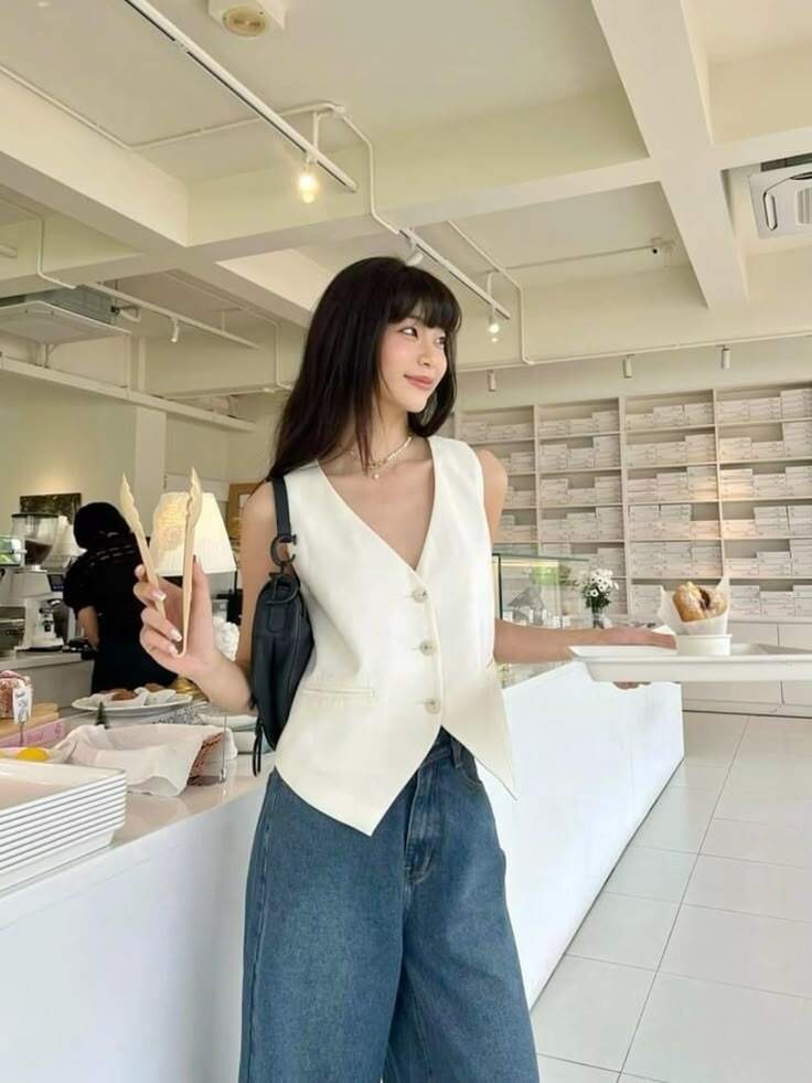 Áo tay phồng mùa thu: dịu dàng mà vẫn sang trọng