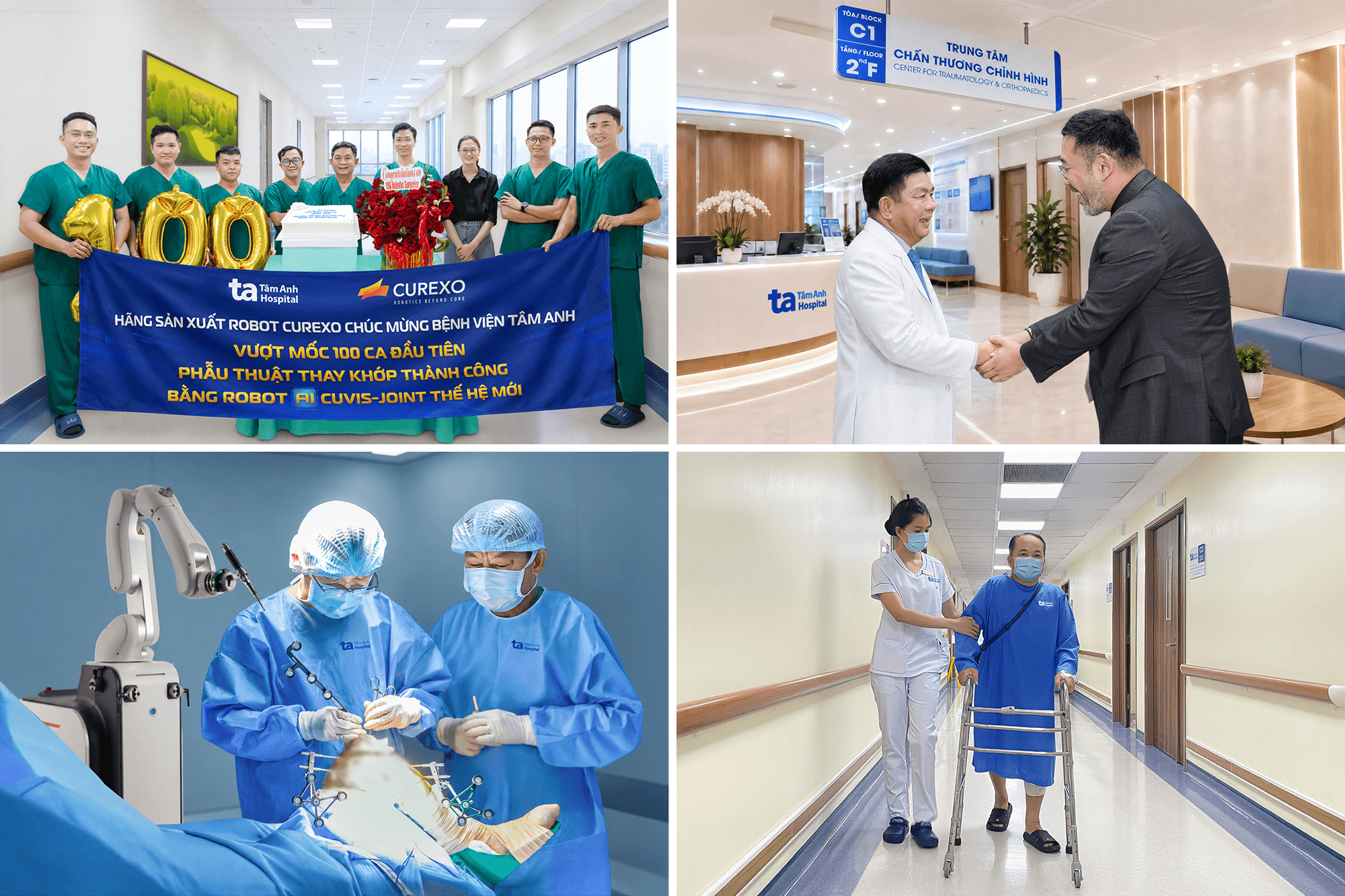 Robot AI CUVIS-Joint và bước nhảy mới của phẫu thuật thay khớp Việt Nam