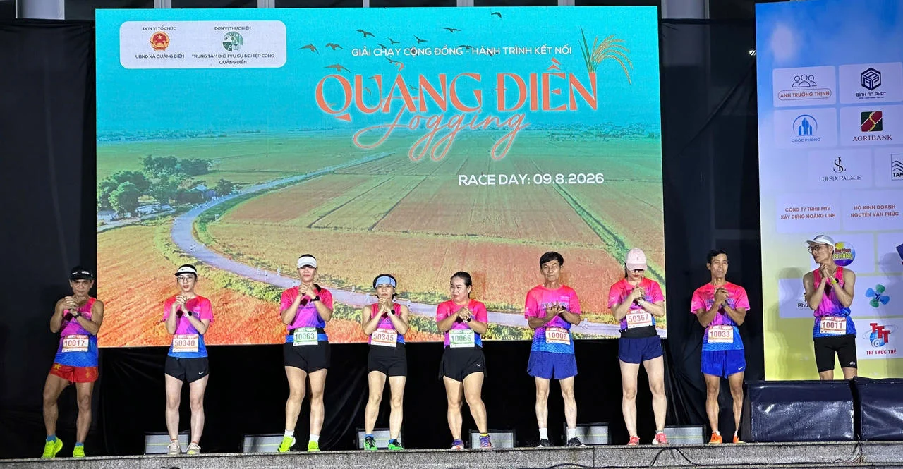 Phong trào chạy bộ cộng đồng bùng nổ từ thành thị đến nông thôn