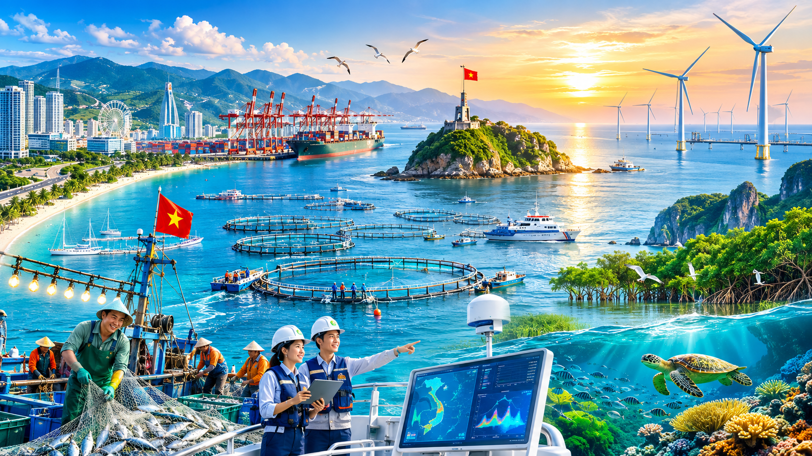 9 nhiệm vụ trọng tâm sẽ thay đổi bản đồ kinh tế biển