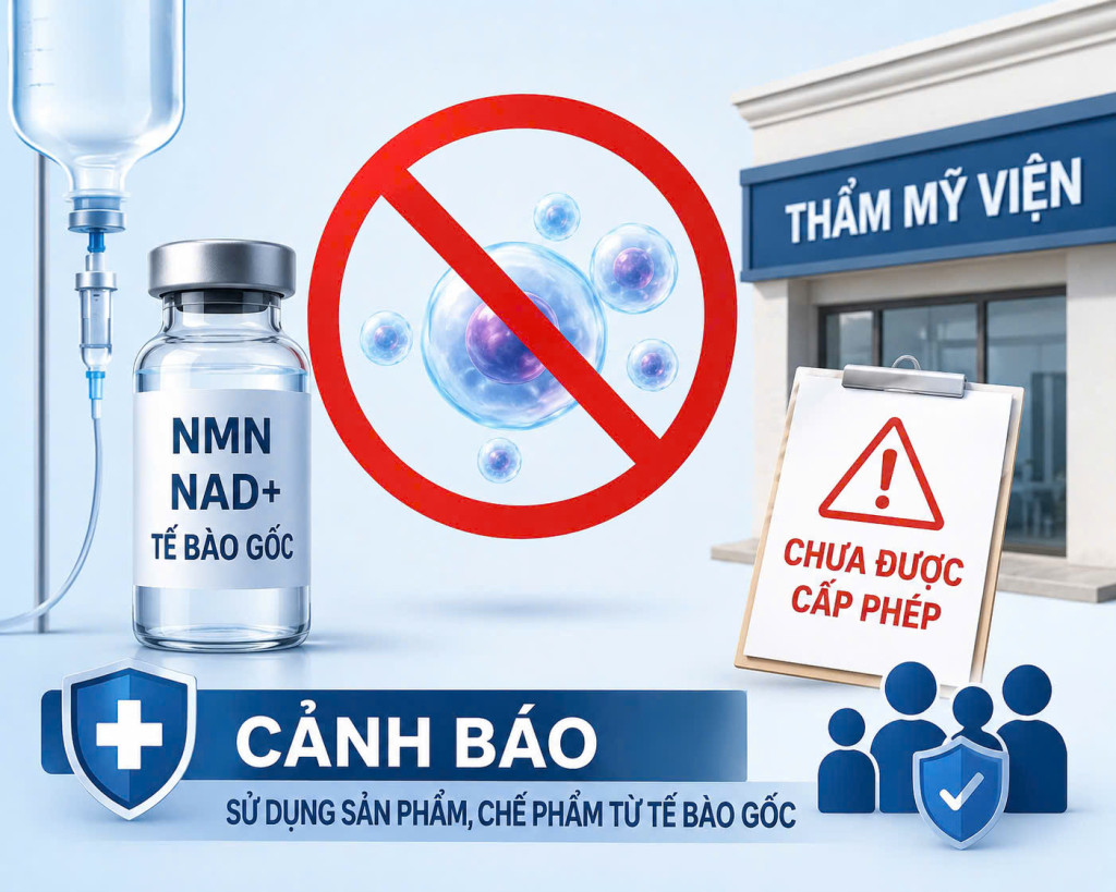 Tế bào gốc làm đẹp chưa cấp phép: Cái bẫy sức khỏe cần tránh