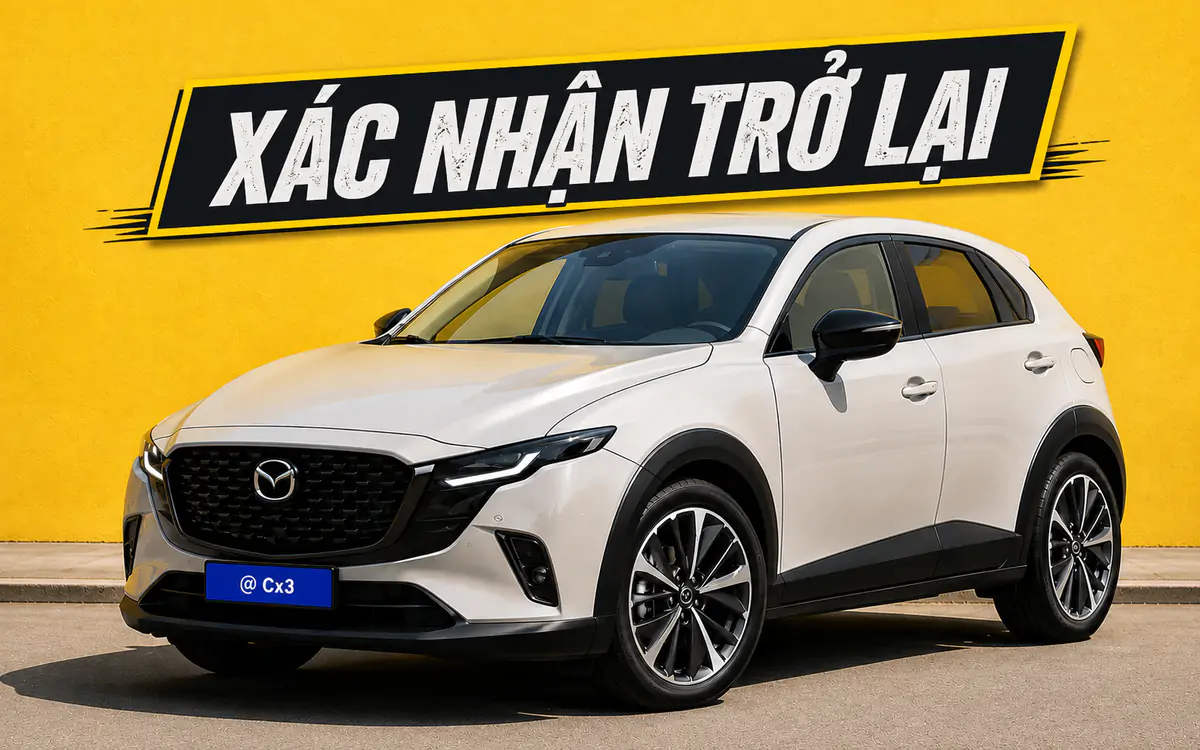 Mazda CX-3 thế hệ mới lộ diện: SUV cỡ nhỏ bề thế hơn, sẵn sàng trở lại đường đua