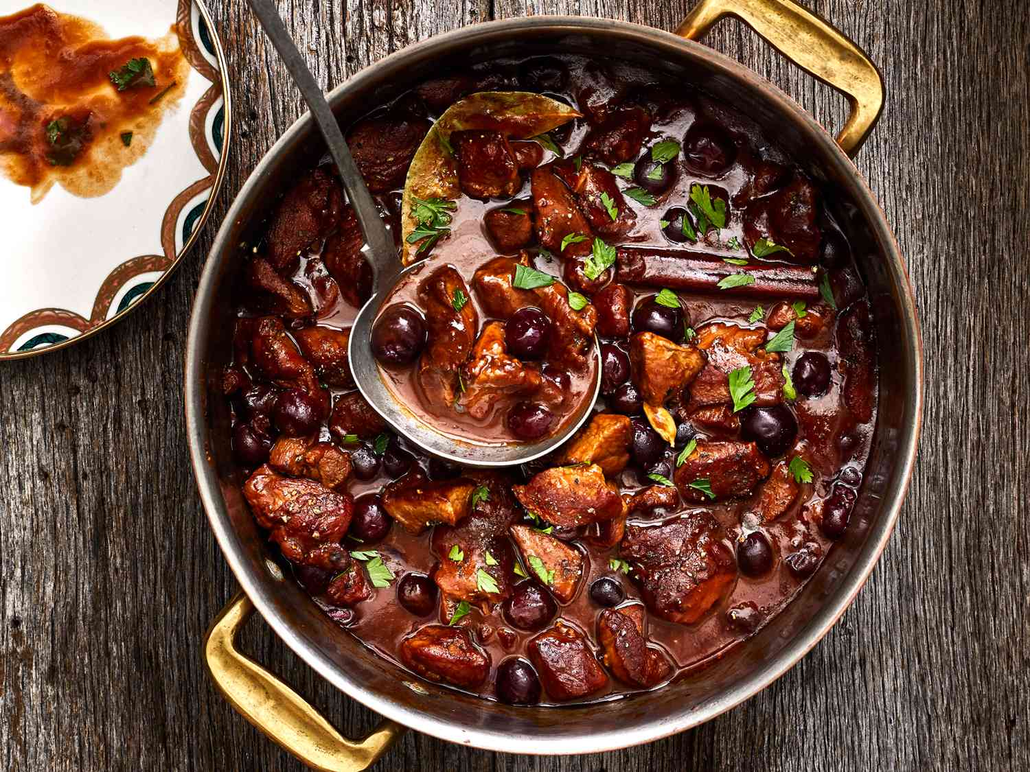 Oven-Braised Veal Stew With Cherries, Step by Step