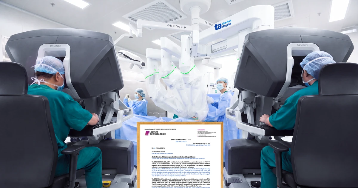 Hai robot Da Vinci Xi cùng mổ ung thư: bước ngoặt cho y học chính xác