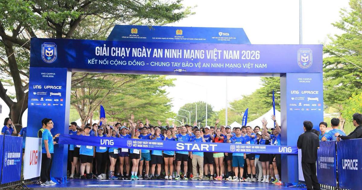 1.000 vận động viên chạy bộ tại TP.HCM lan tỏa thông điệp bảo vệ an ninh mạng