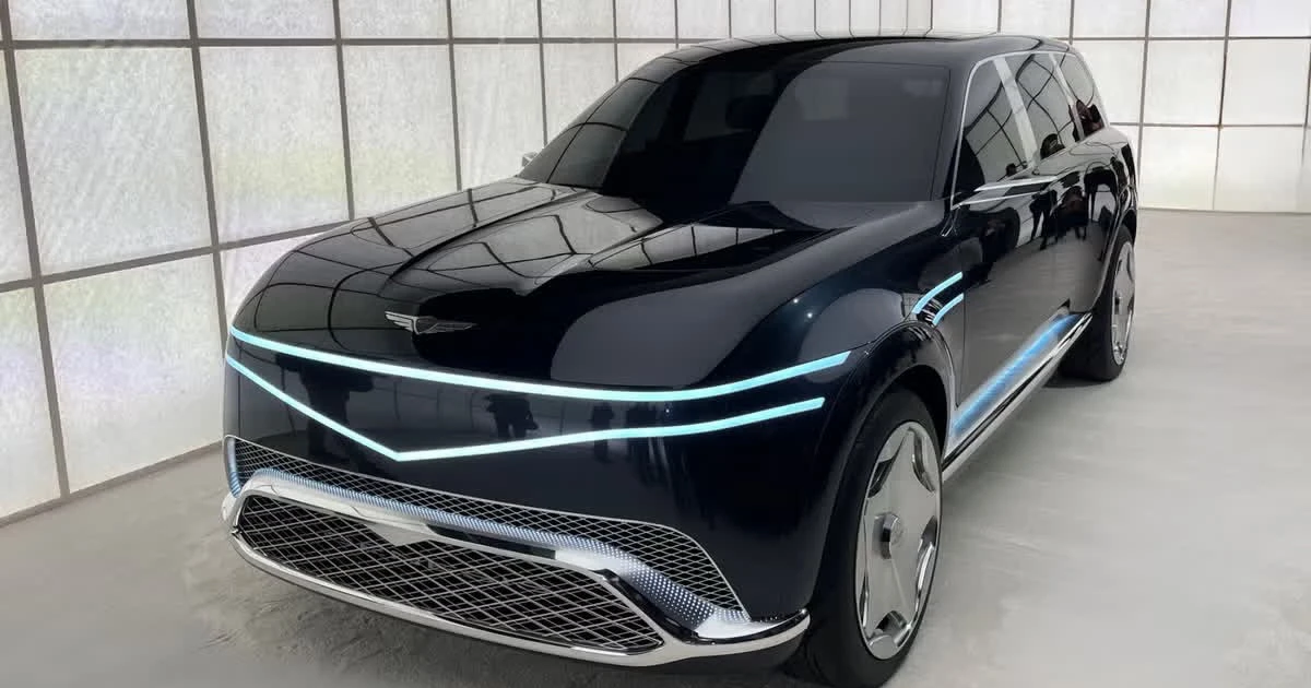 Genesis GV90: SUV điện hạng sang thách thức Range Rover