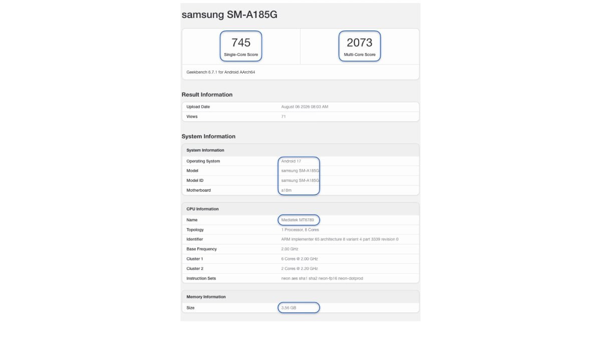 Galaxy A18: Cấu hình “xuyên không” có đủ sức cạnh tranh tầm trung?