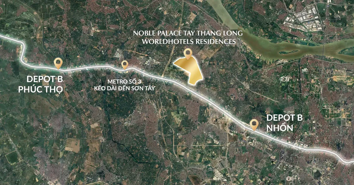 Sunshine Group đón sóng Metro Hà Nội số 3 tại Tây Thăng Long