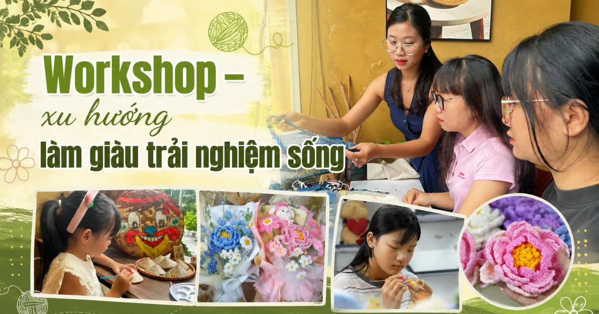 Workshop thủ công cho gia đình: không gian mới nuôi dưỡng sáng tạo của trẻ