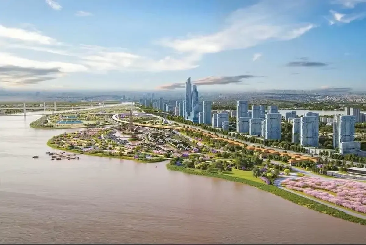 Trục đại lộ cảnh quan sông Hồng và tham vọng đô thị toàn cầu