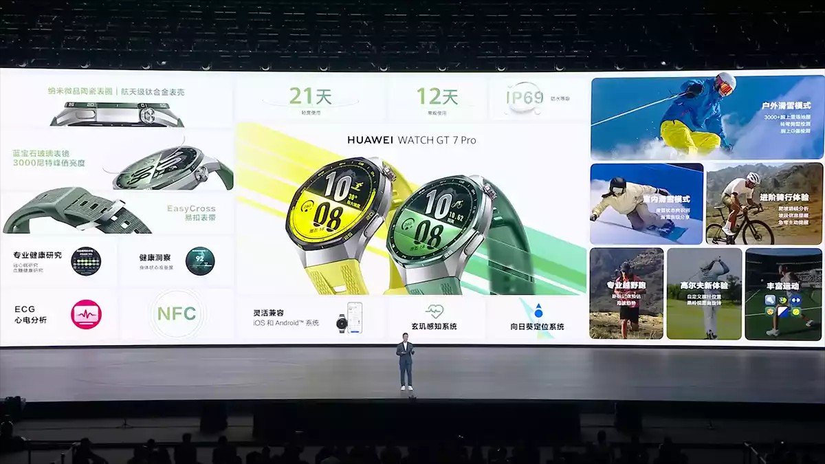 Huawei Watch GT 7 Pro: Khung titan, pin 21 ngày, thách thức Apple Watch và Garmin