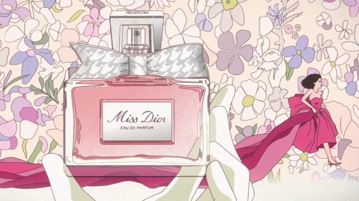 Miss Dior Fragrance Campaign Goes Cinematic and Anime