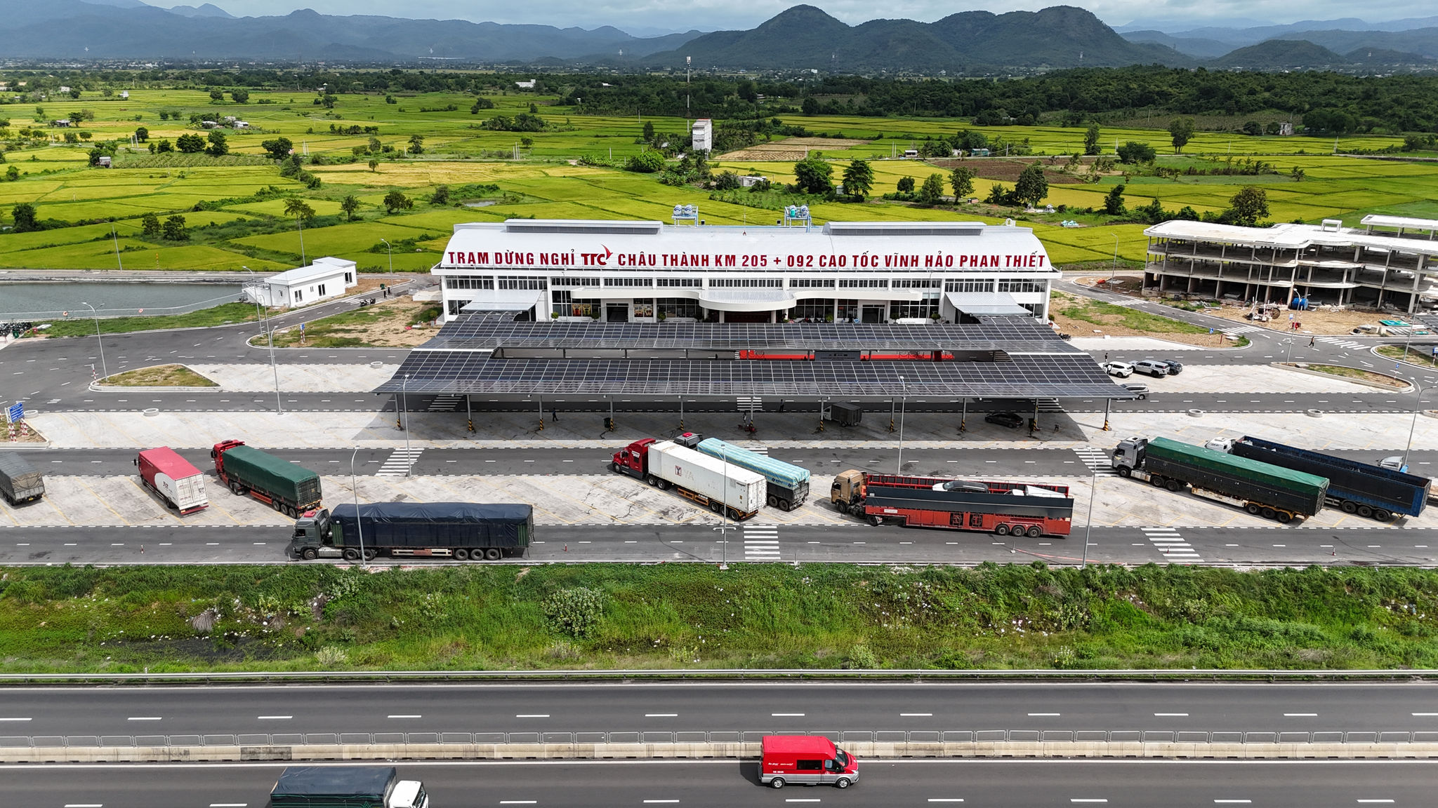 Trạm dừng nghỉ TTC Châu Thành: điểm dừng mới trên cao tốc Vĩnh Hảo - Phan Thiết