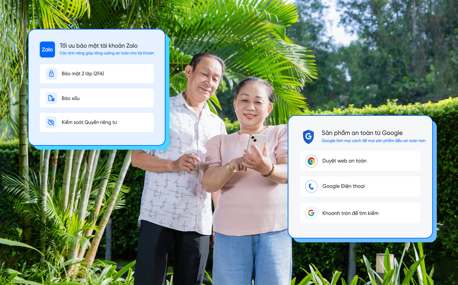 Zalo – Google mở Trung tâm An toàn Số và lá chắn xác thực ứng dụng Chính phủ