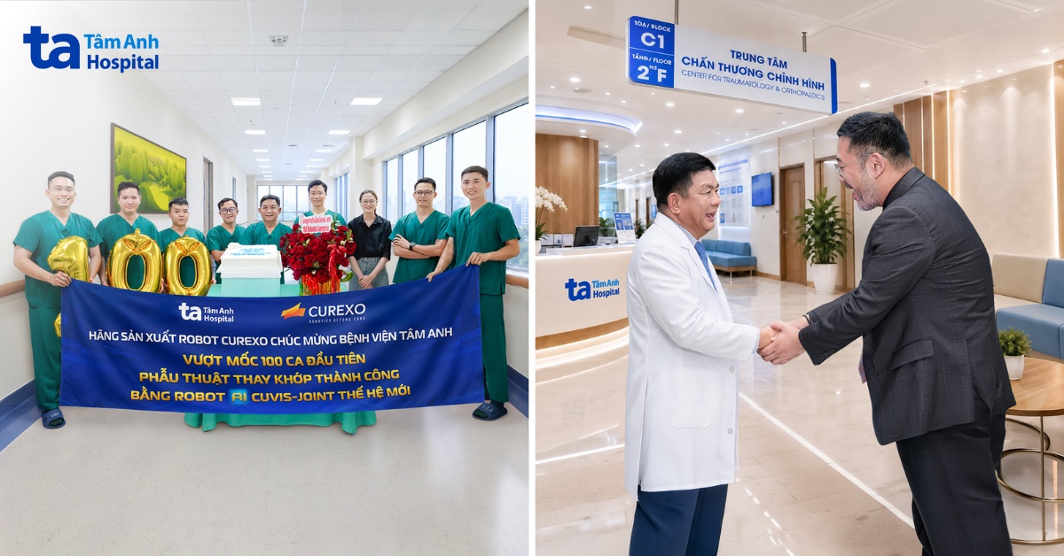 Bệnh viện Việt Nam vượt mốc 100 ca thay khớp khó bằng robot AI CUVIS-Joint