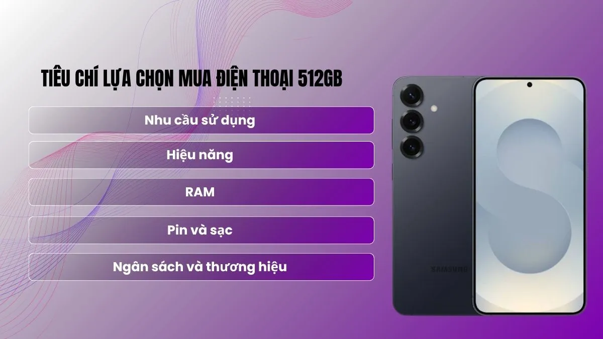 Top điện thoại 512GB: Chọn smartphone lưu trữ lớn đáng mua