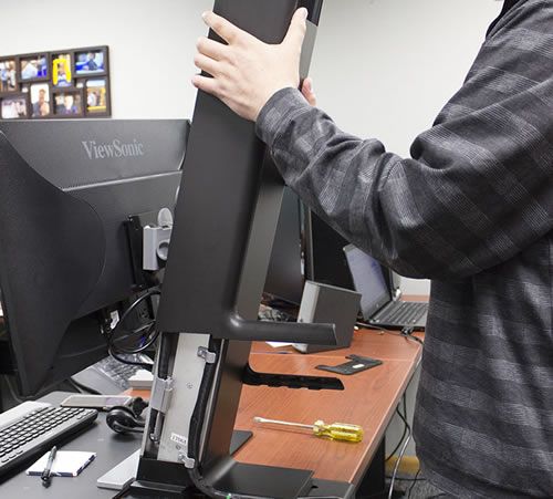 Vari Electric Standing Desk vs Humanscale QuickStand
