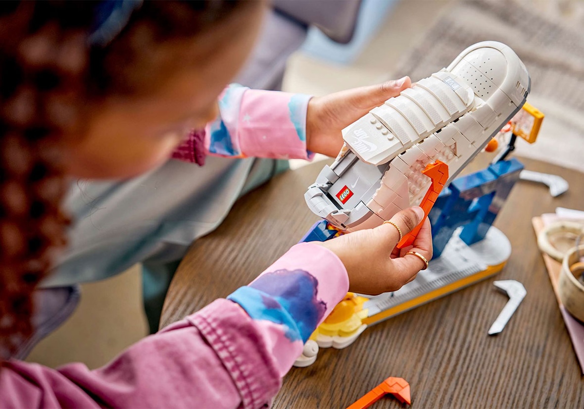 LEGO and Nike Build a Space-Bound Air Force 1 Sneaker Set