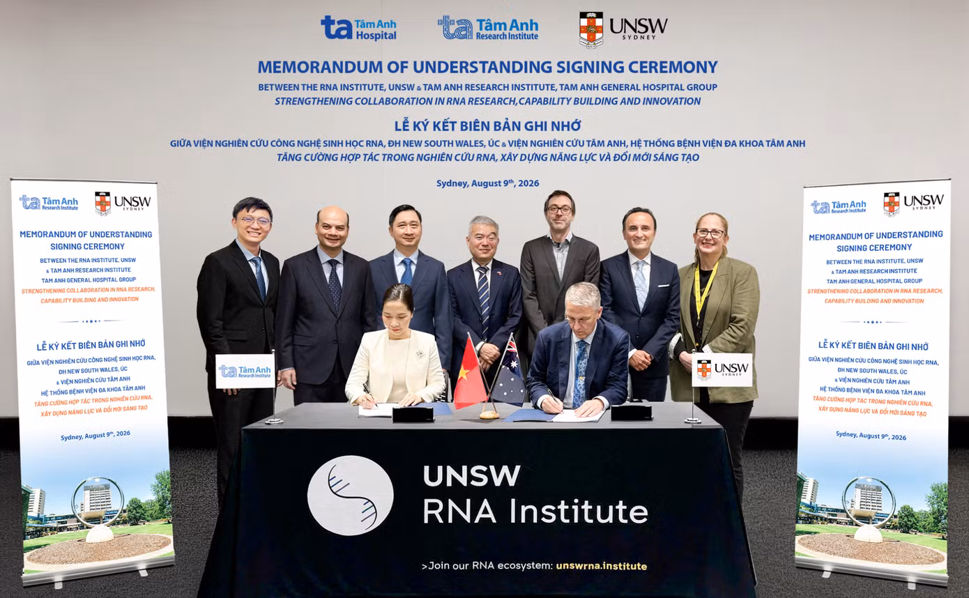 Công nghệ RNA chống ung thư: bước ngoặt từ hợp tác Tâm Anh–UNSW
