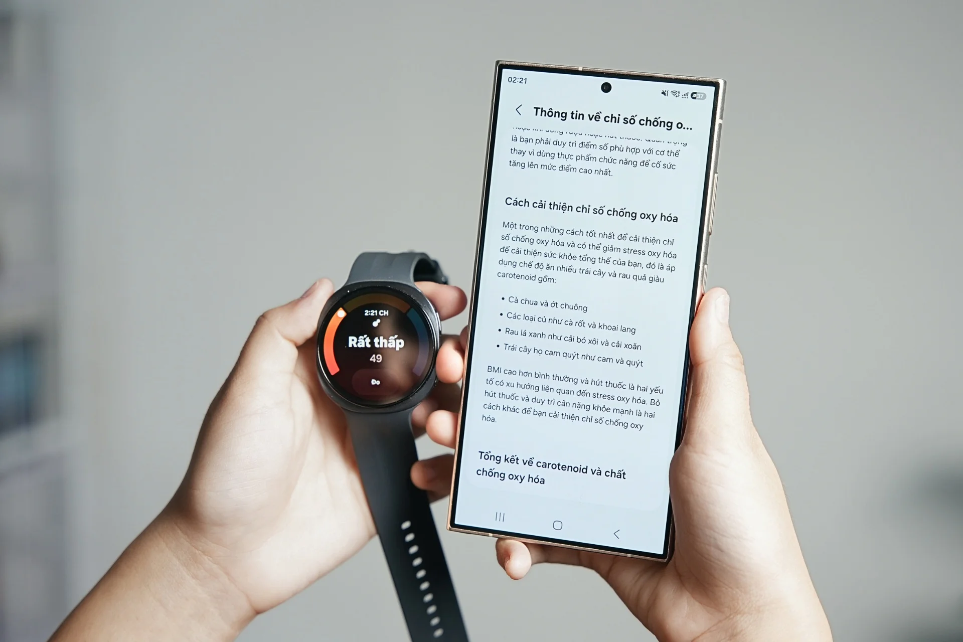Galaxy Watch9 và Chỉ số chống oxy hóa: tính năng hay chiêu marketing?