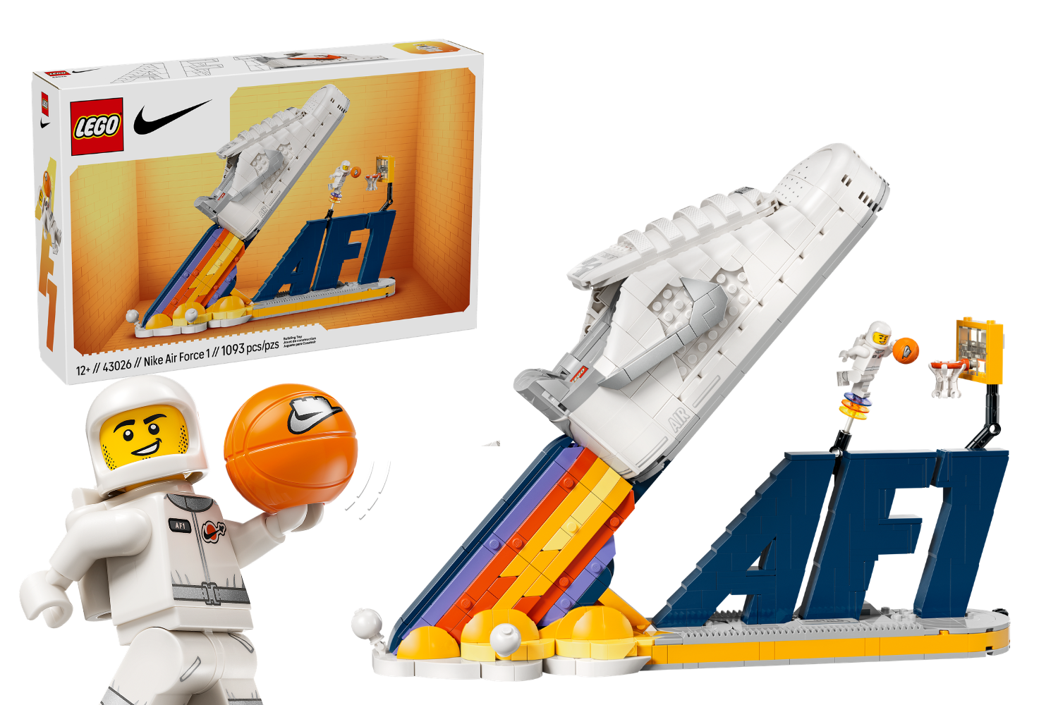 LEGO and Nike Build a Space-Bound Air Force 1 Sneaker Set