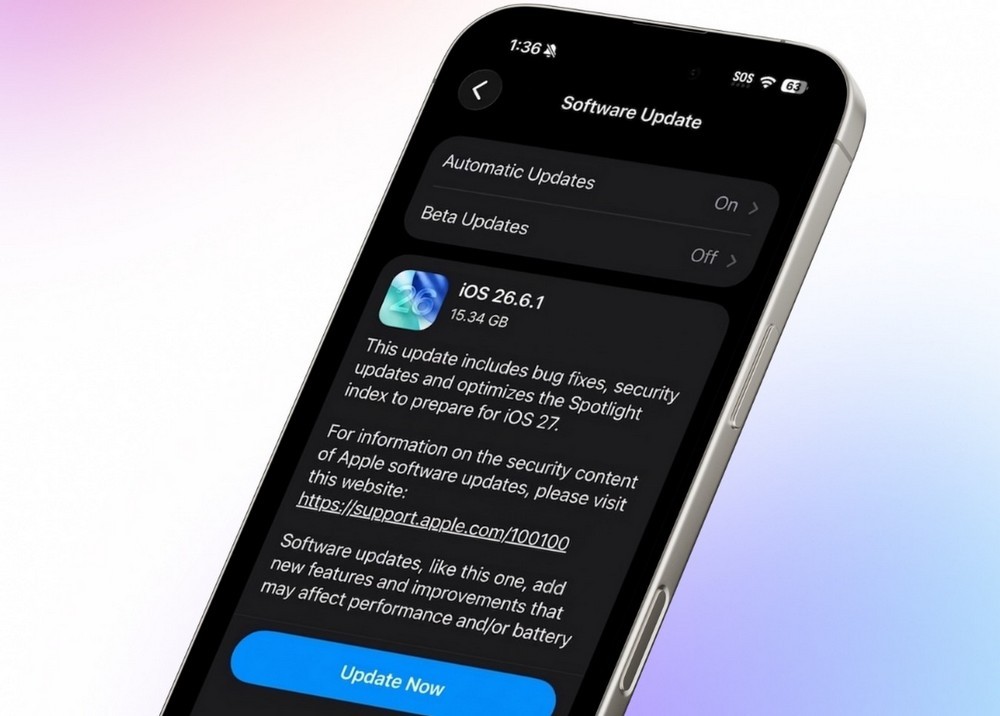 iOS 26.6.1 vừa phát hành: Bản cập nhật nhỏ mà bắt buộc