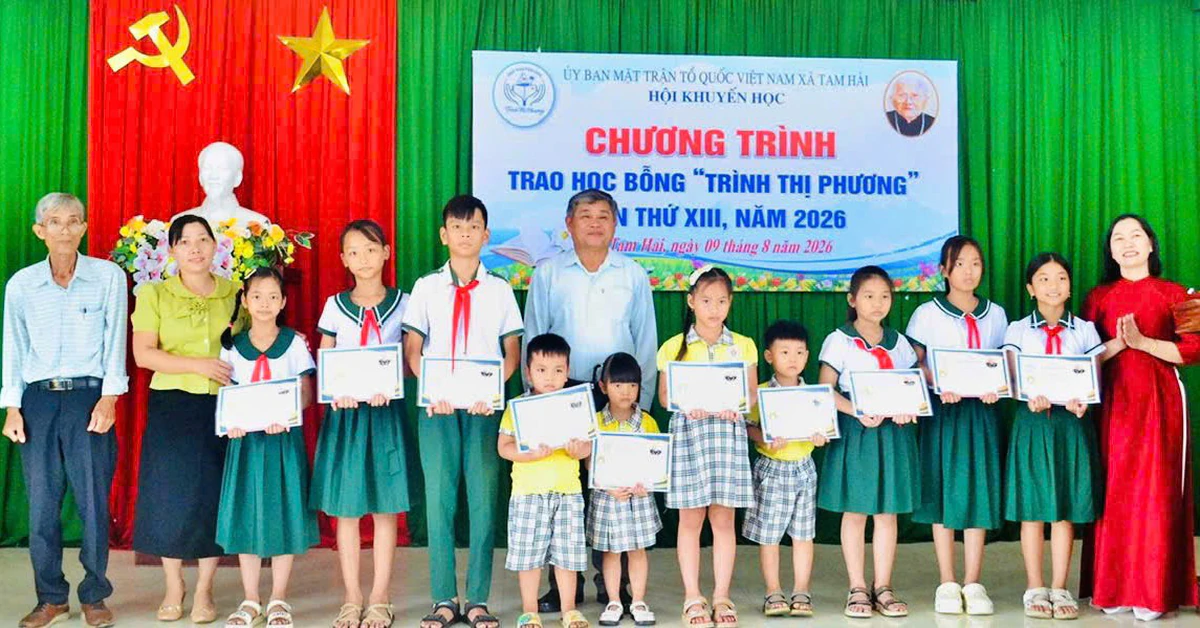 Các quỹ học bổng và hỗ trợ học sinh khó khăn trước thềm năm học mới