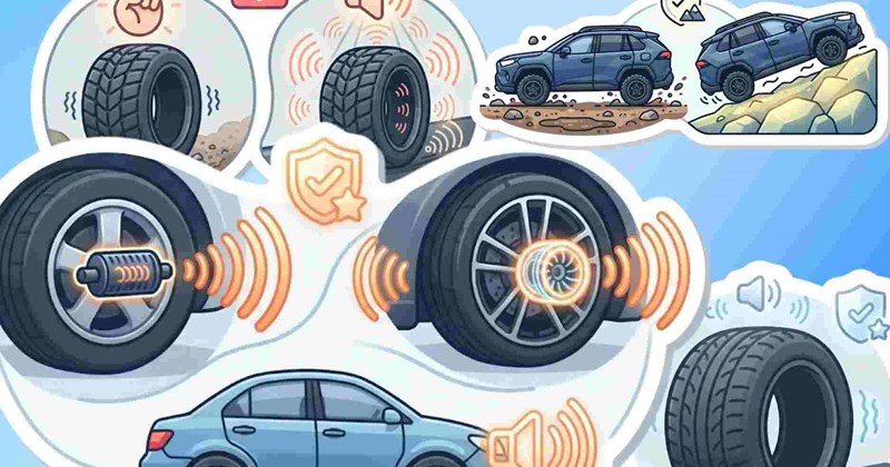 Tiếng ồn từ lốp xe: dấu hiệu nguy hiểm và cách xử lý