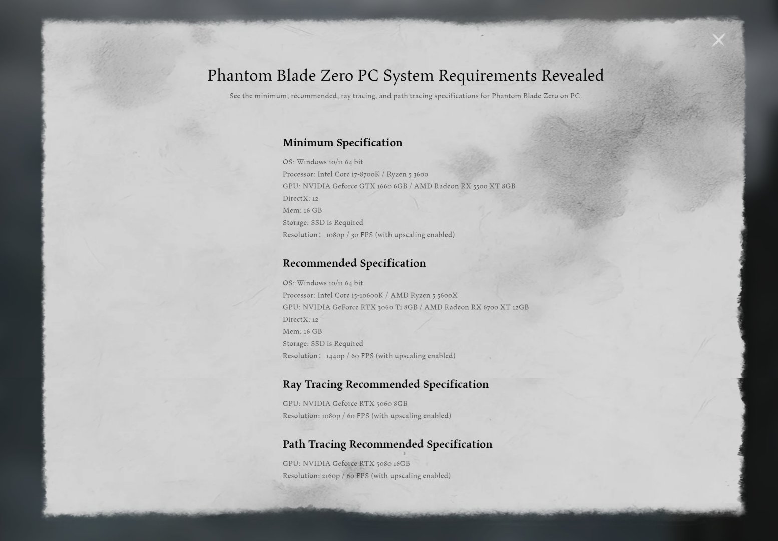Phantom Blade Zero Path Tracing on PC: What Your Rig Really Needs
