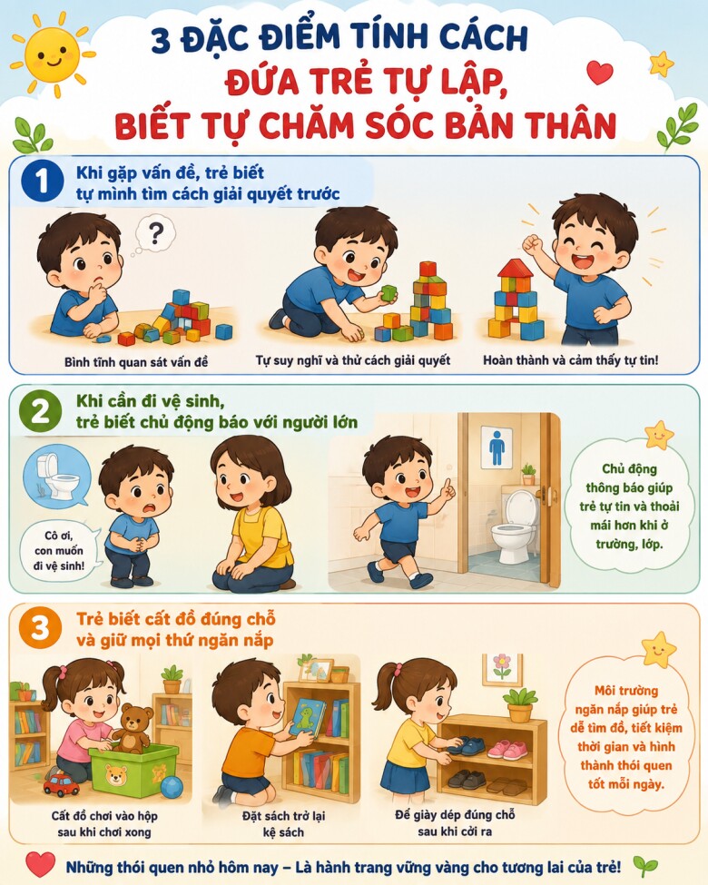 3 dấu hiệu cho thấy con bạn đã sẵn sàng vào mầm giáo