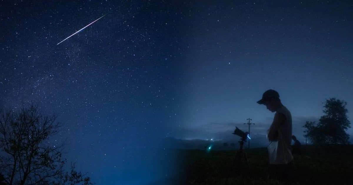 Mưa sao băng Perseids rực sáng bầu trời Việt Nam: Từ Long Cốc đến Côn Đảo