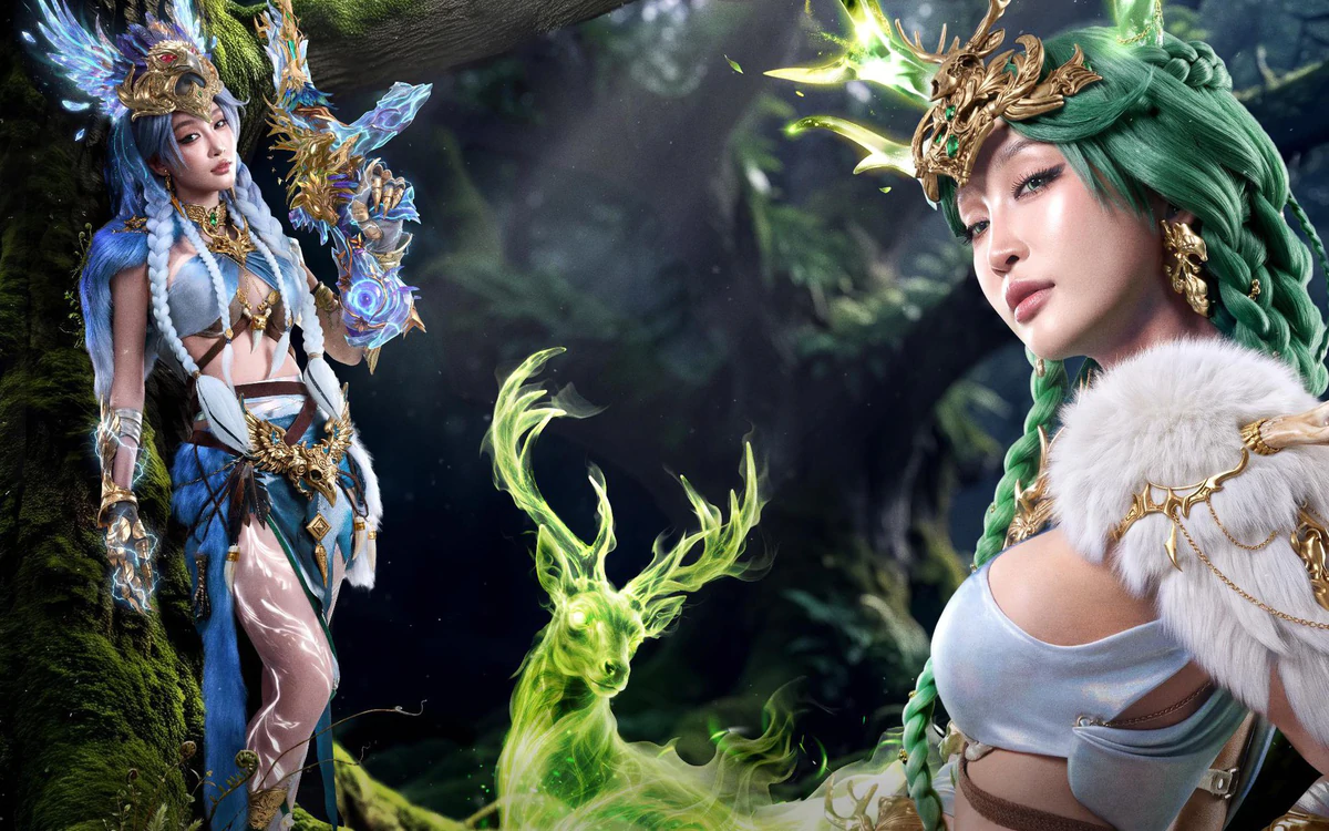 Juky San hóa thân Thánh Giáp Cổ Lâm Chi Thần trong Game for Peace