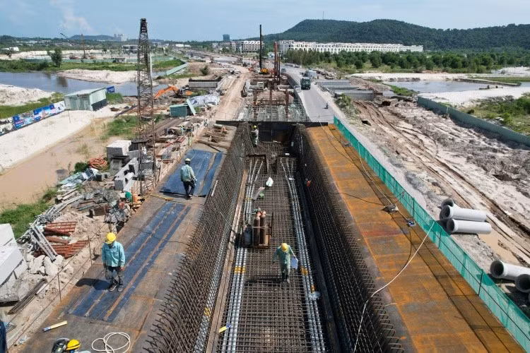 Dự án LRT Phú Quốc vượt qua cột mốc thi công quan trọng