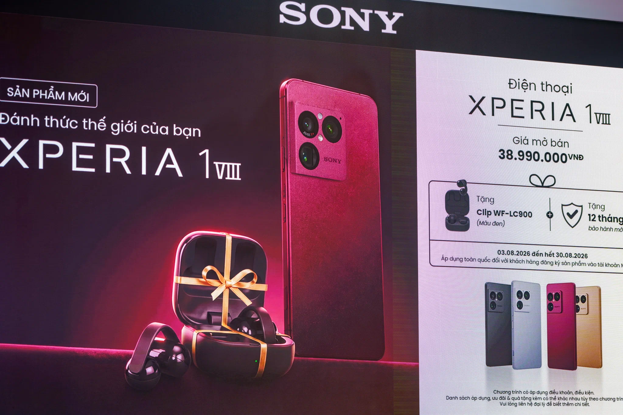 Sony Xperia 1 VIII: khi AI đẩy camera smartphone lên tầm chuyên nghiệp