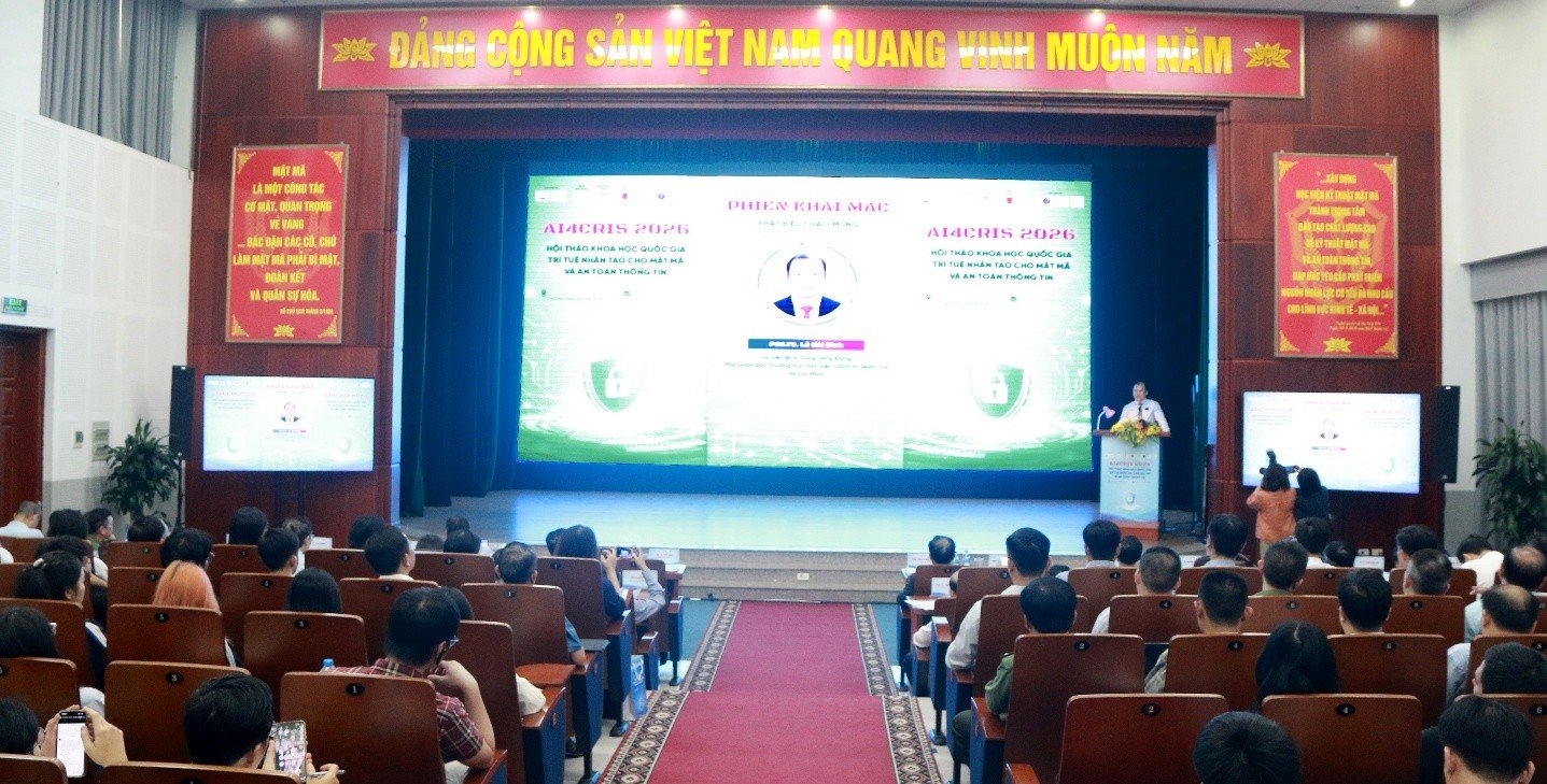 Hội thảo AI4CRIS: Khi trí tuệ nhân tạo trở thành lá chắn và vũ khí trên không gian mạng