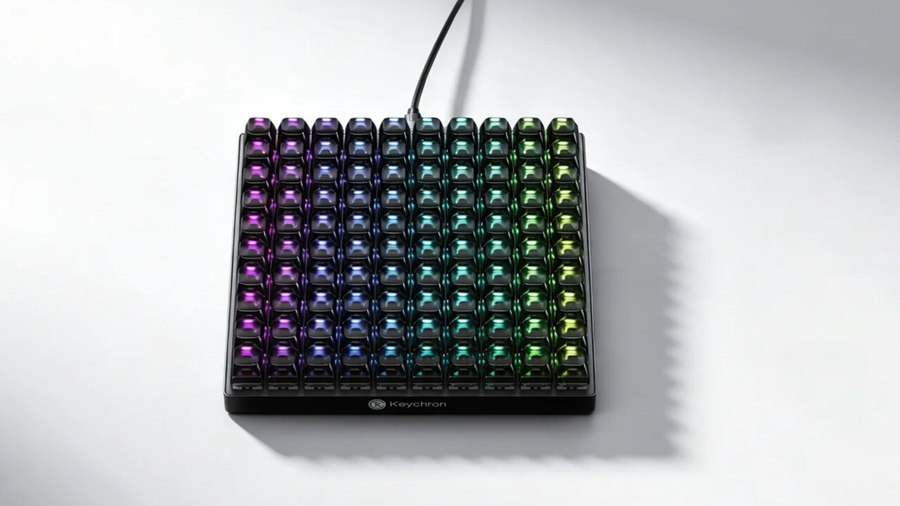 Keychron C100: macro pad 100 phím cho streamer và creator