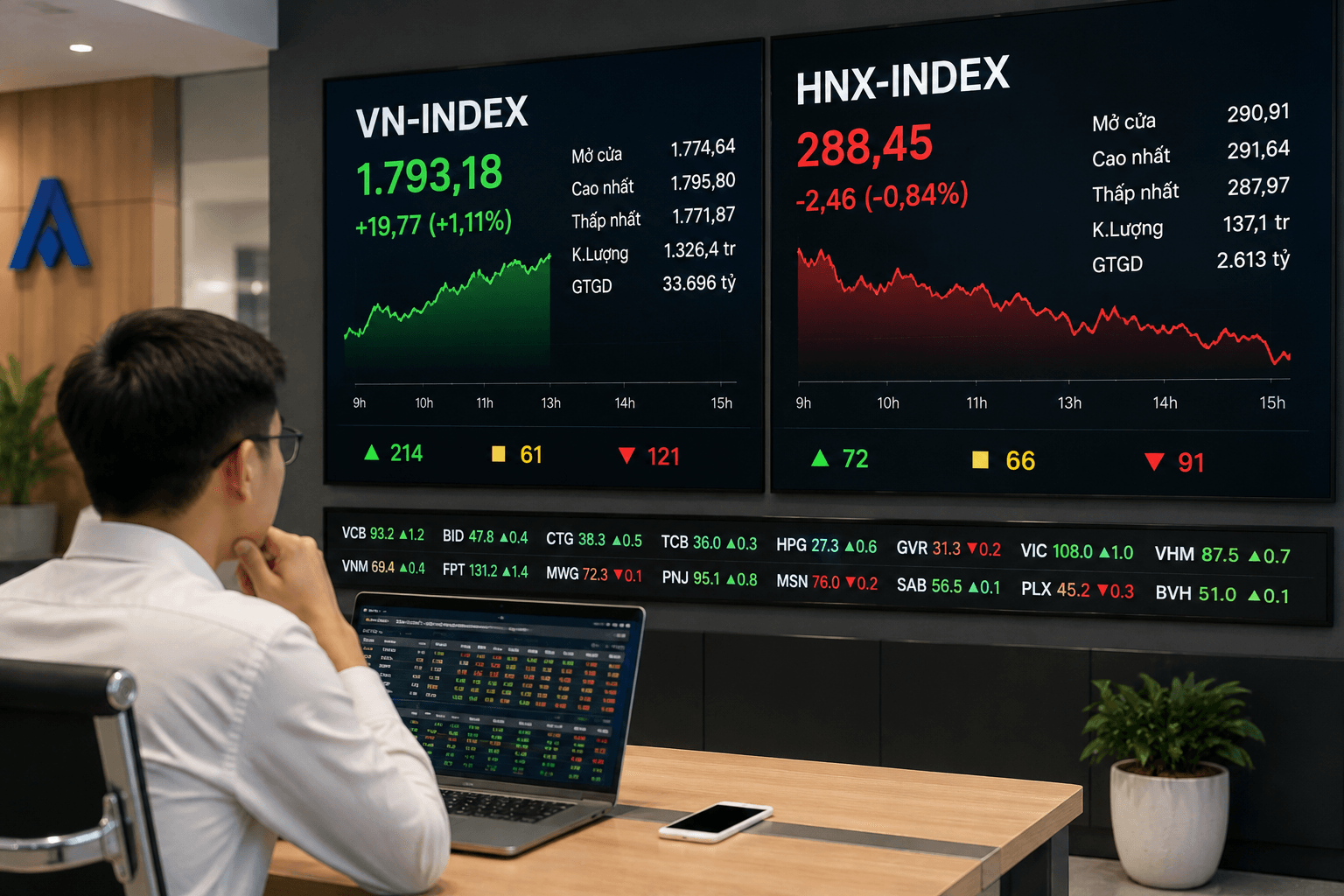 Phố Wall lập đỉnh nhờ AI nhưng việc làm nguội lạnh: bong bóng hay tối ưu hóa?