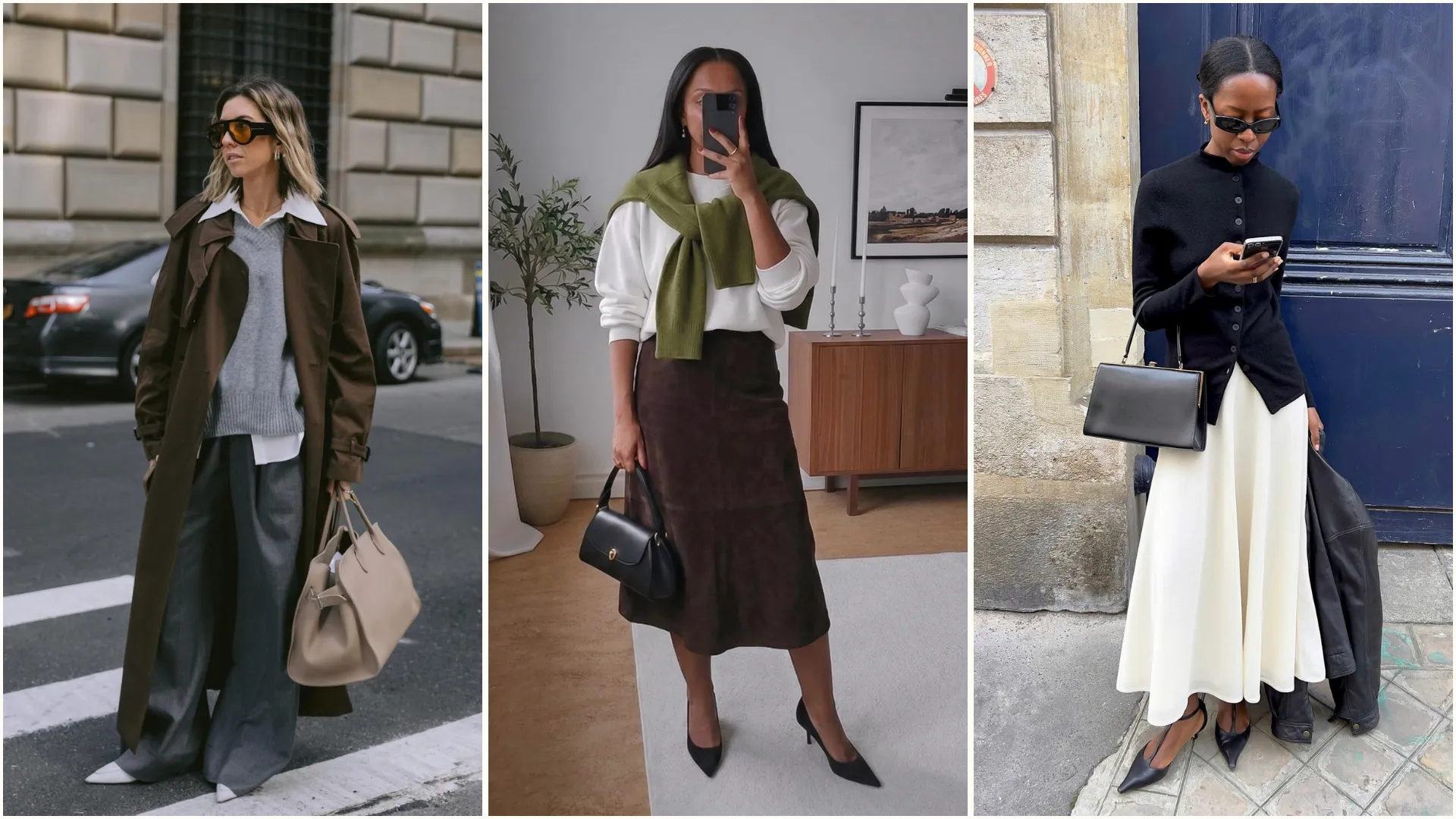 Office-Ready Outfits for In-Between Weather
