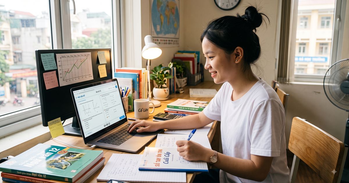 Ôn luyện thông minh THPT: từ lò luyện đến lộ trình khoa học
