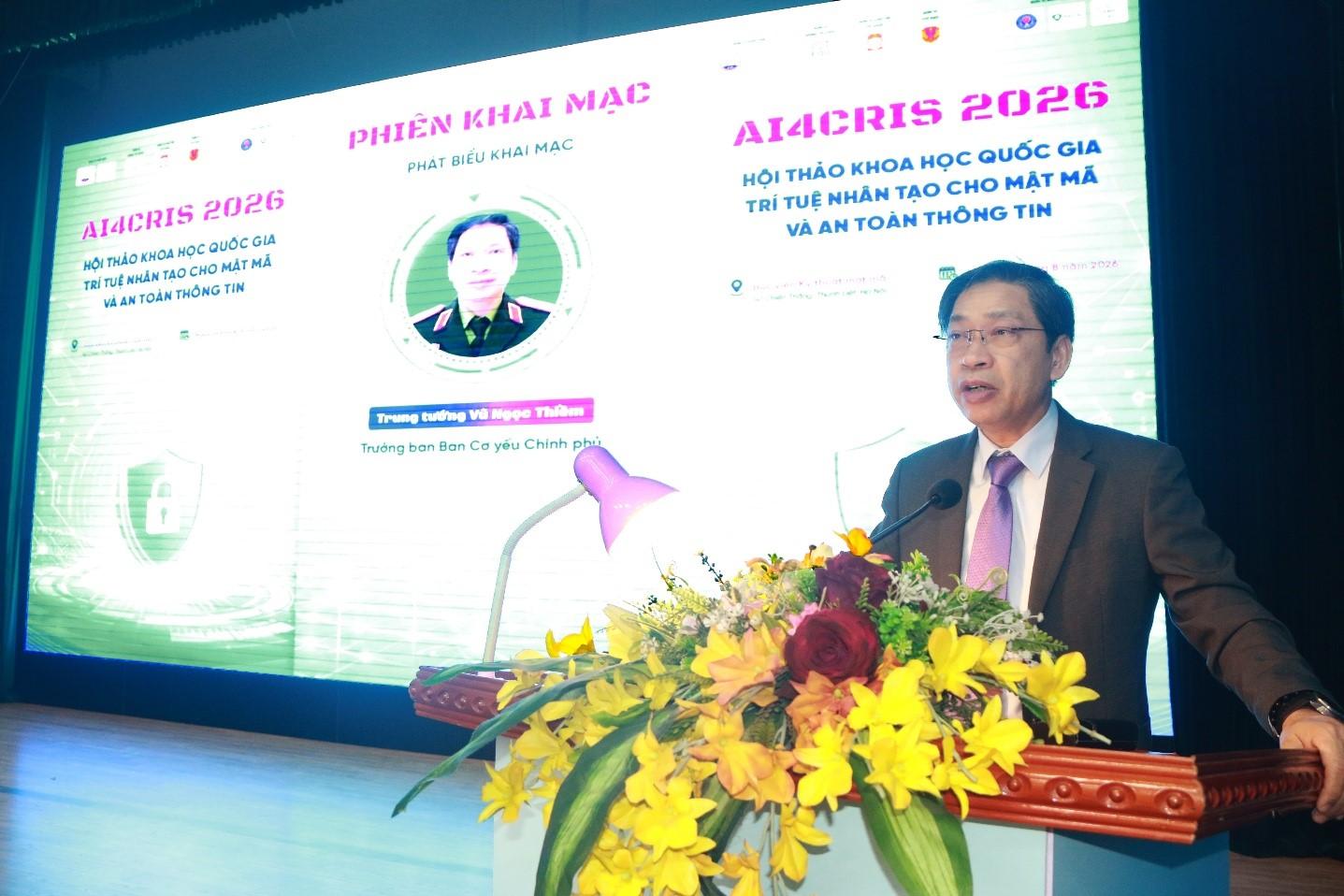 Hội thảo AI4CRIS: Khi trí tuệ nhân tạo trở thành lá chắn và vũ khí trên không gian mạng
