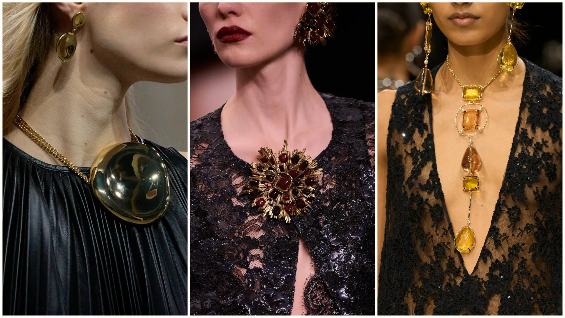 Bold Statement Jewelry Is Replacing Minimalist Necklaces This Autumn—Here's How to Wear the Trend