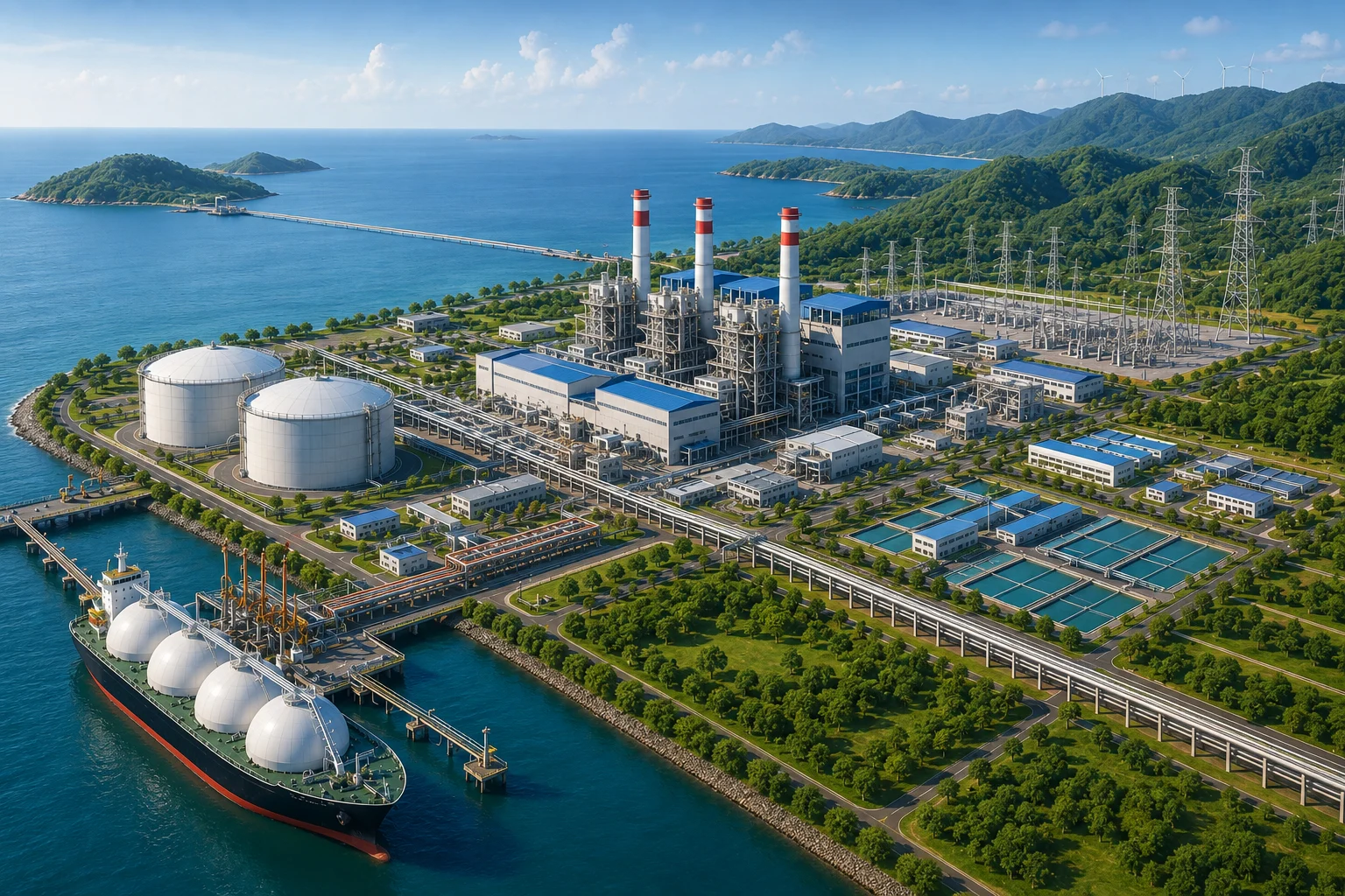 Việt Nam tăng tốc nhà máy điện khí LNG với hai dự án tỷ đô